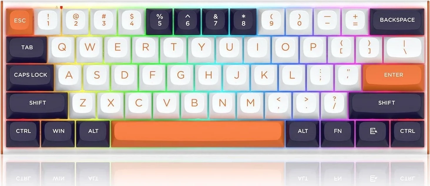 Me 61 tipk, RGB, bela-modro Redragon K683 tipkovnica