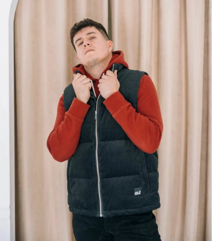 Jelek za moške Jack Wolfskin, črn