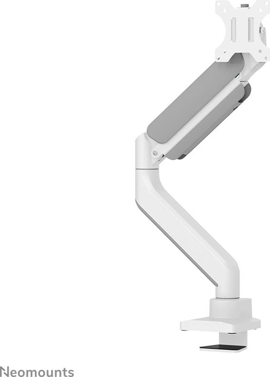Nosilec za monitor Neomounts DS70-450WH1, plinski vzmet, Topfix, 17–42 in, 15 kg, bel