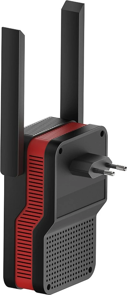 Zmogljiv repeater Cudy RE3000, 574,2402 Mbit/s, črn, rdeč