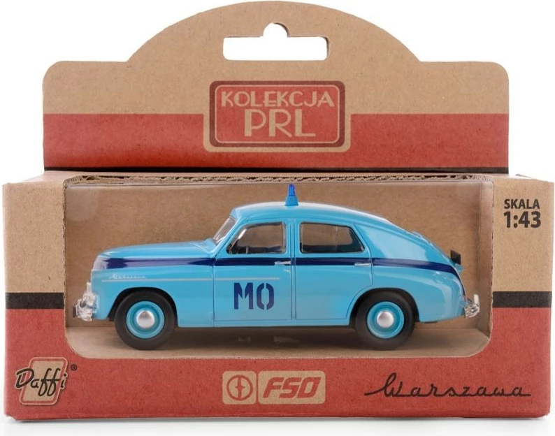 Model avtomobila Daffi PRL Warsaw M-20 MO, 1:43, modra