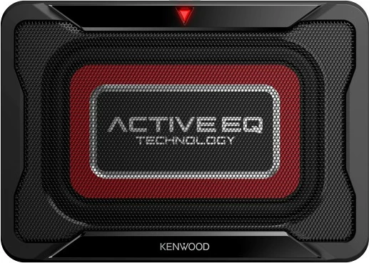 Aktivni subwoofer Kenwood KSC-PSW7EQ, razred D, žični daljinski upravljalnik, aluminij, črn