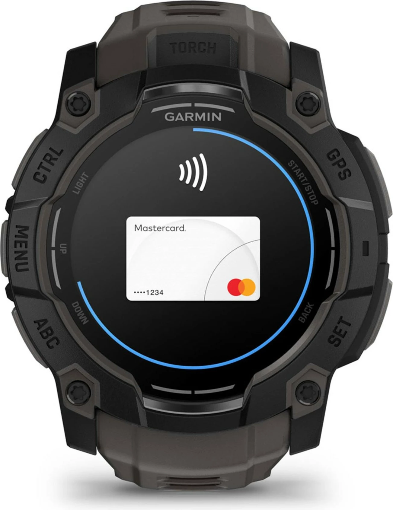 Pametna ura z AMOLED zaslonom Garmin Instinct 3, 4 GB, GPS, črna