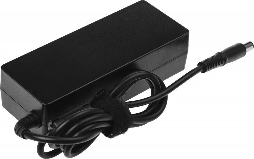Polnilec za prenosnik Green Cell, 19.5 V, 3.34 A, črn (za Dell)