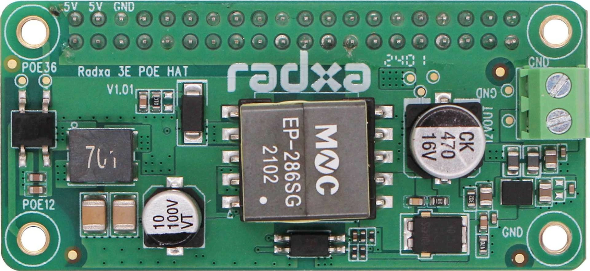 PoE HAT za RADXA Zero 3E ALLNET