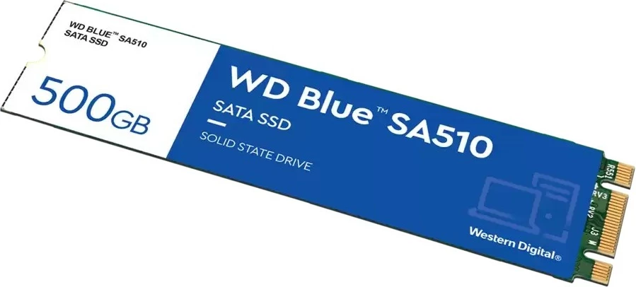 SSD, Western Digital Blue SA510, 500 GB, M.2