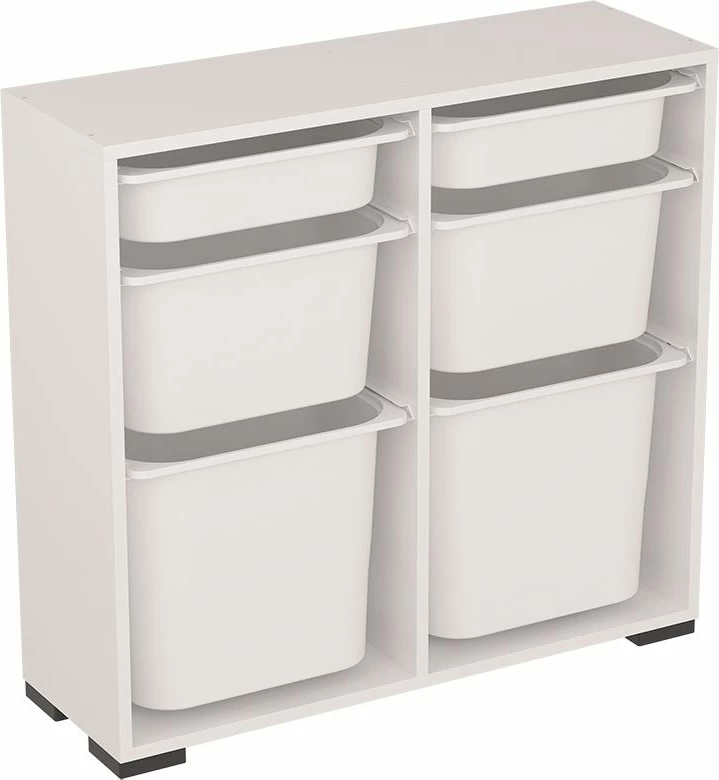 Večnamenska omara Carla, bela