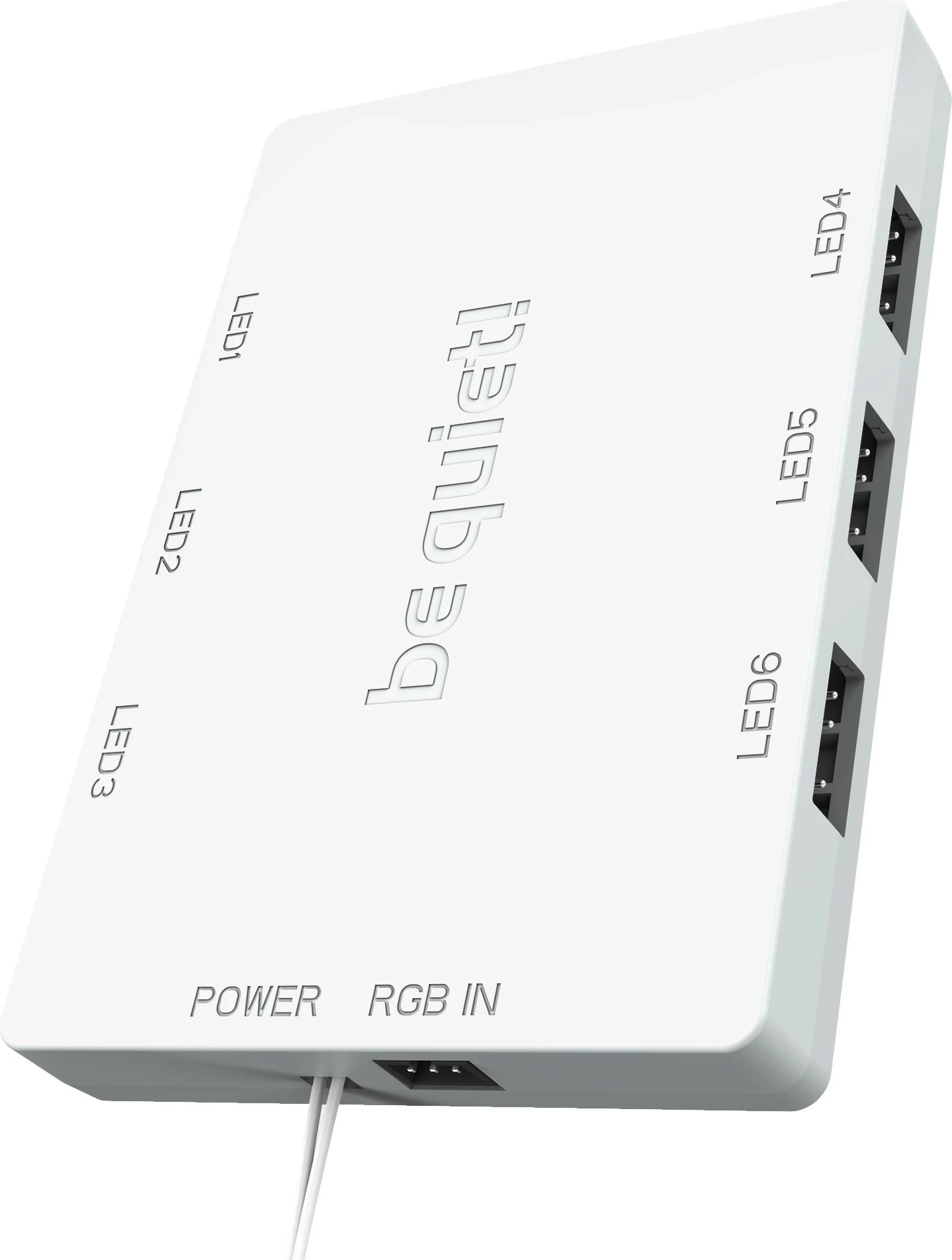 Ventilatorji za ohišje LIGHT WINGS 140 mm, Be Quiet! Triple-Pack PWM, RGB, beli