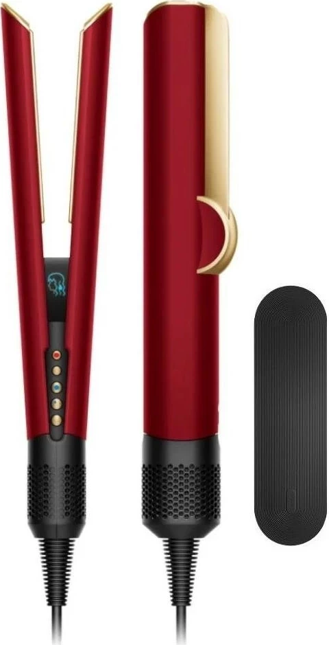 Ravnalnik in sušilnik za lase Dyson Airstrait, rdeče/ zlato