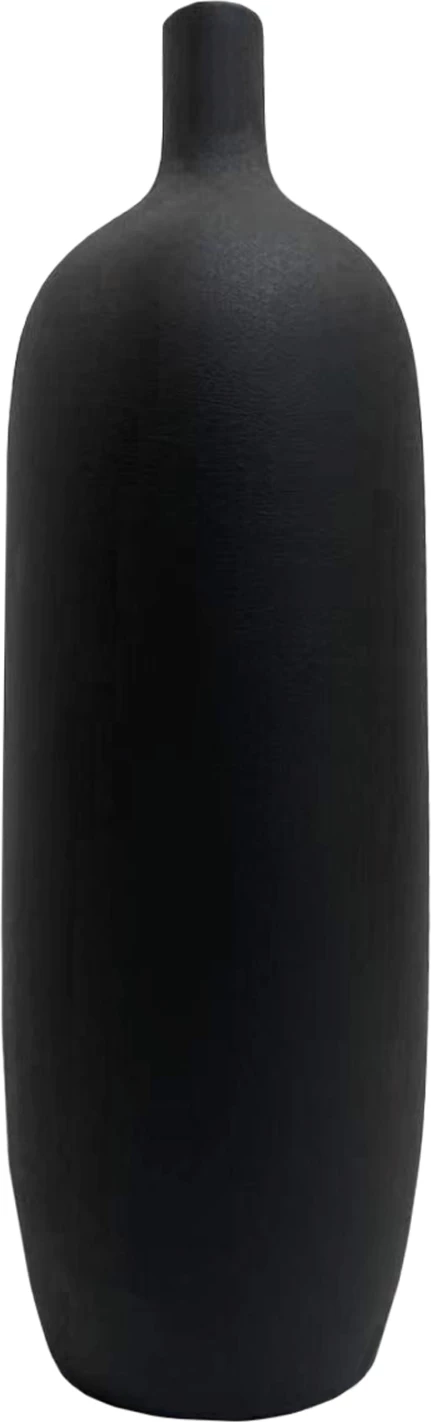 Keramična dekoracija mize Galad FH4623.02 mat črna Φ18x57Hcm