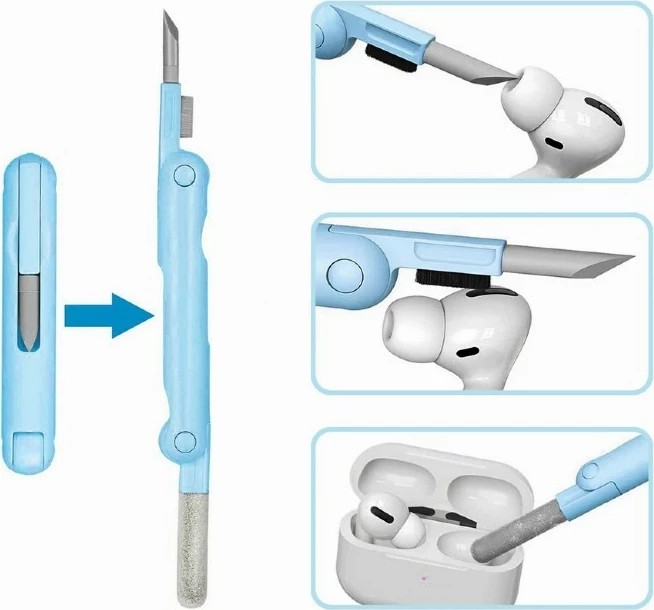 Komplet za čiščenje 7-v-1 za elektronske naprave, bel, Gembird CK-LCD-07
