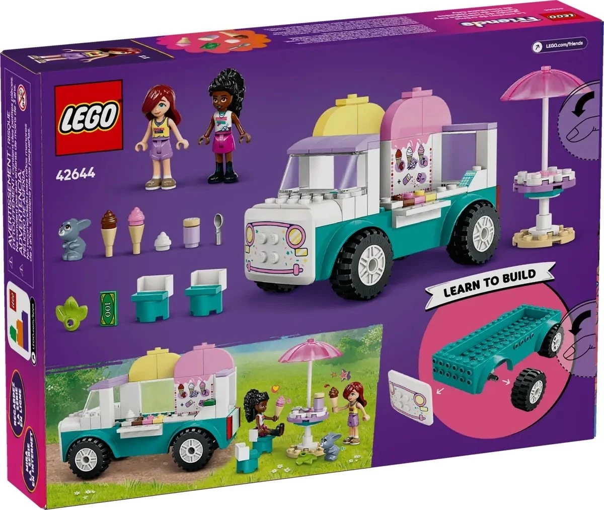 Furgon sladoleda Heartlake City, LEGO Friends 42644
