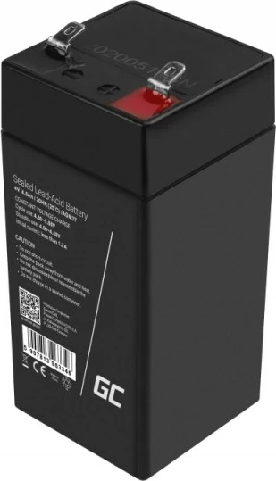 Industrijska baterija Green Cell AGM37, 4000 mAh, 4 V, črna