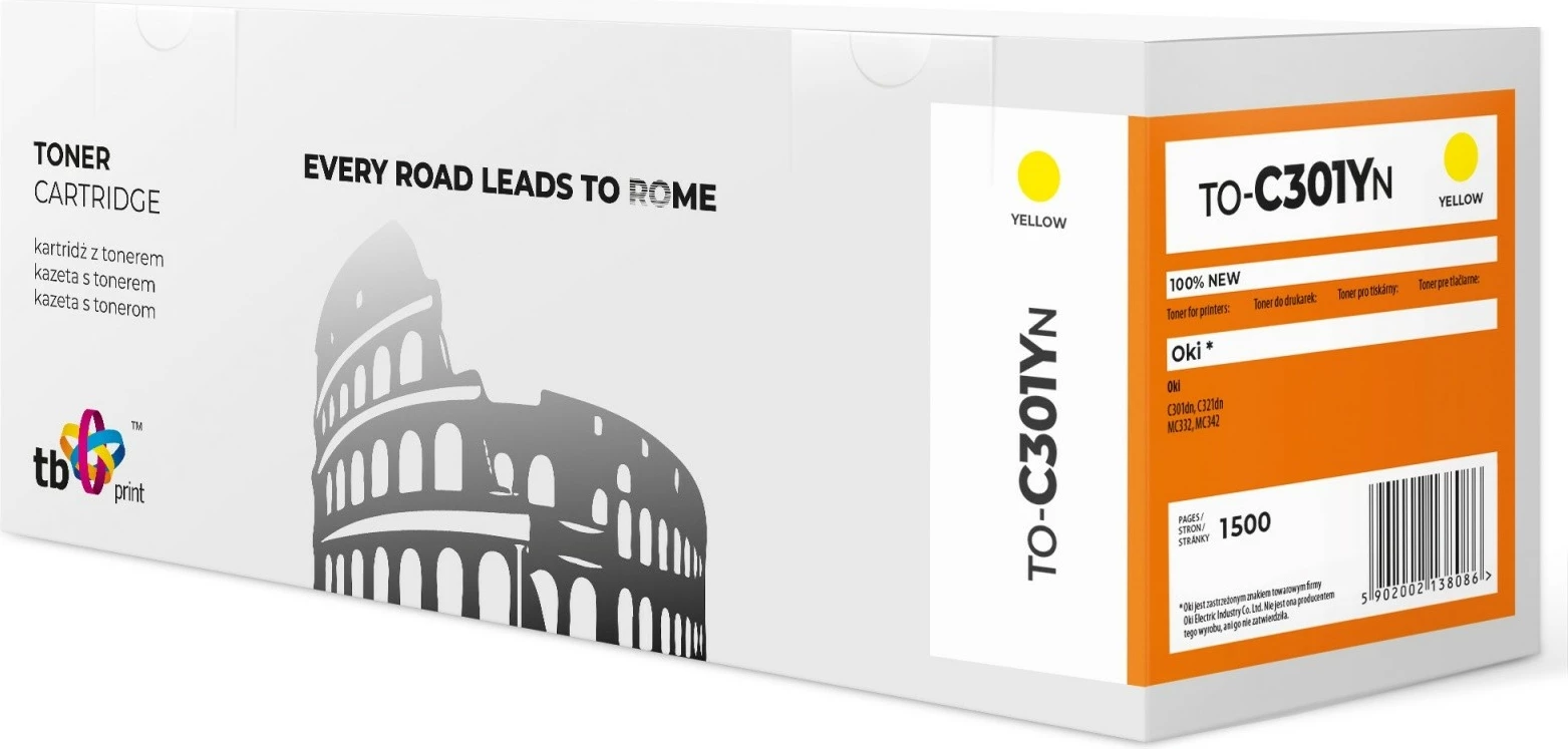 Toner za Oki TO-C301YN, rumen