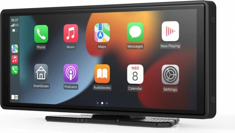 Multimedijski zaslon za avto 9,3" HD IPS, sprednja kamera, črn, Maxcom MC01 Vibe