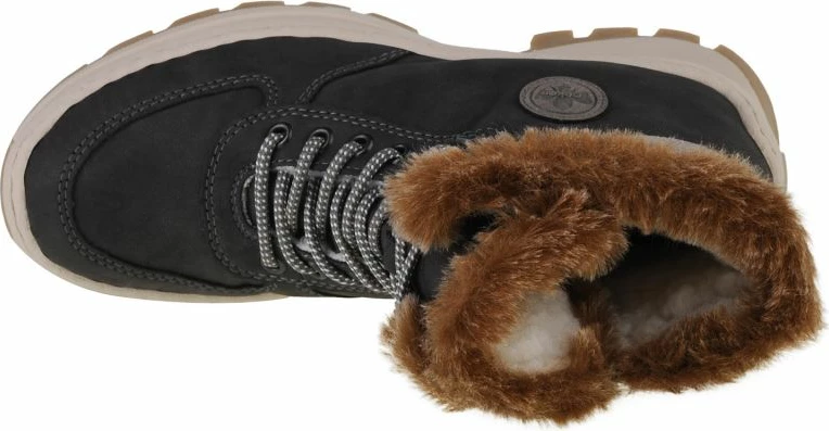 Visoke tople čizme Rieker, črne