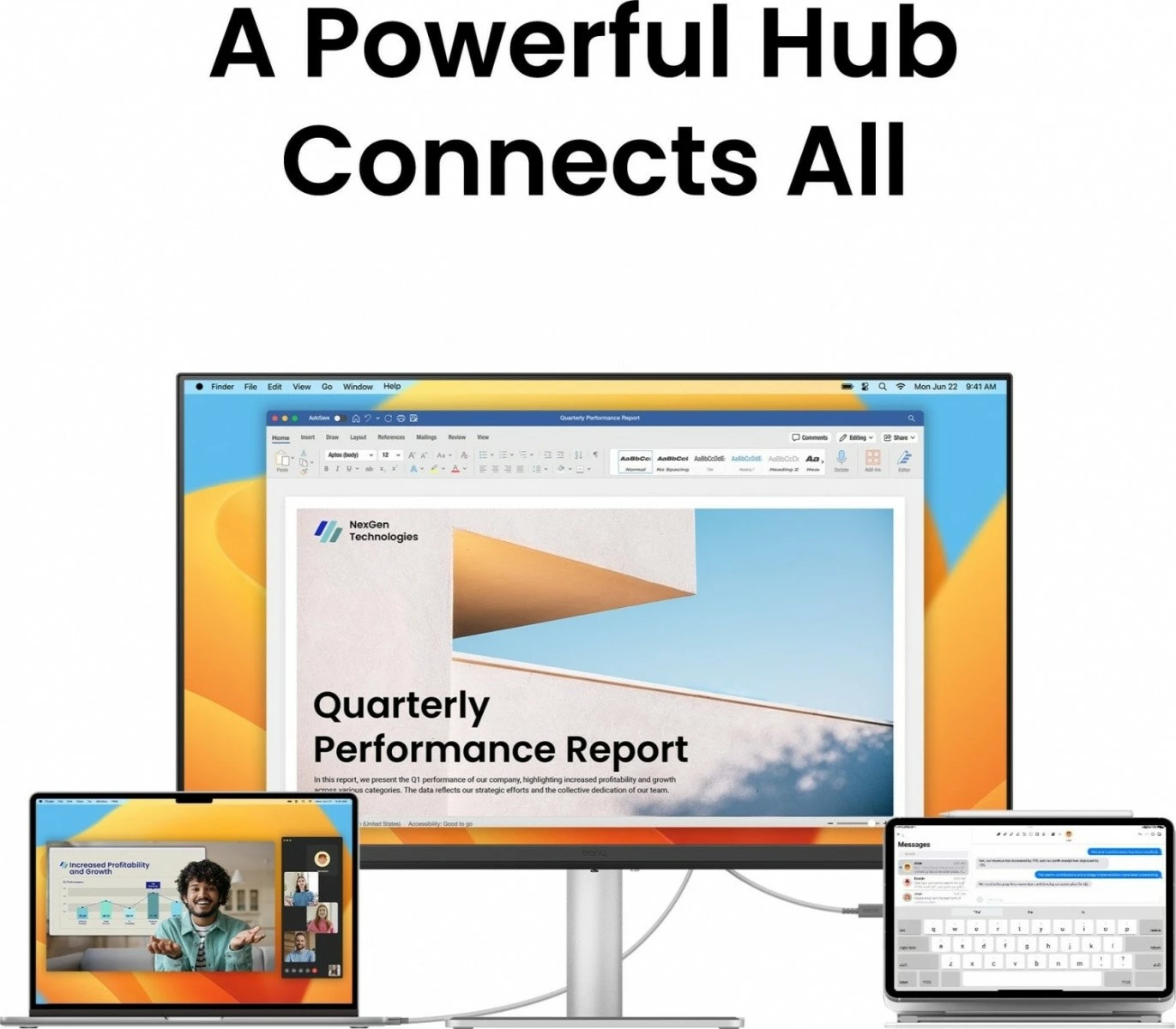 Monitor 31,5" 4K UHD IPS, 60 Hz, Benq MA320U, črno/srebrn