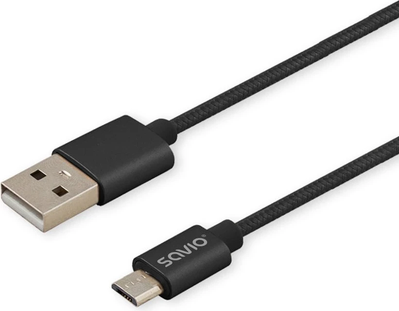 USB kabel Savio CL-129, 2 m, črn