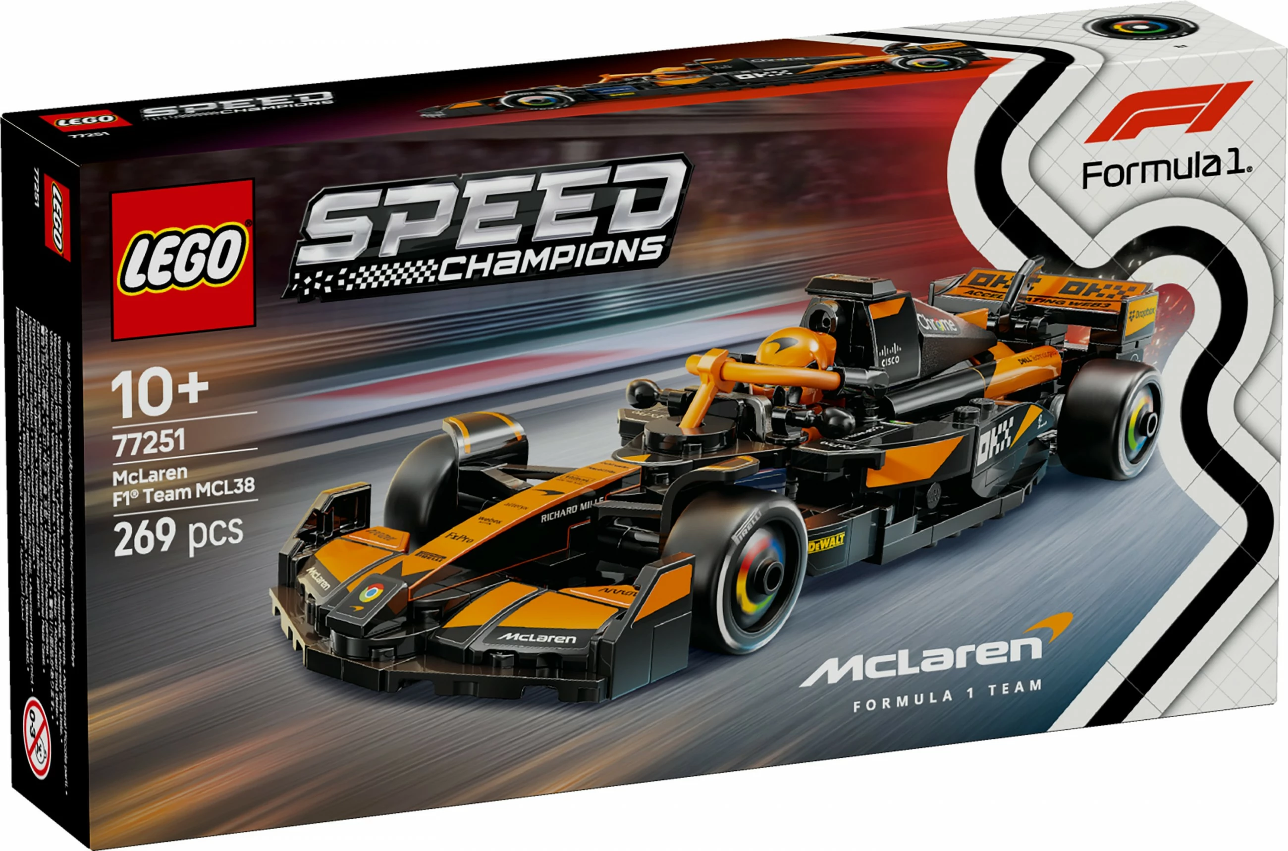 Set gradnje McLaren F1® Team MCL38, 269 kosov, večbarven