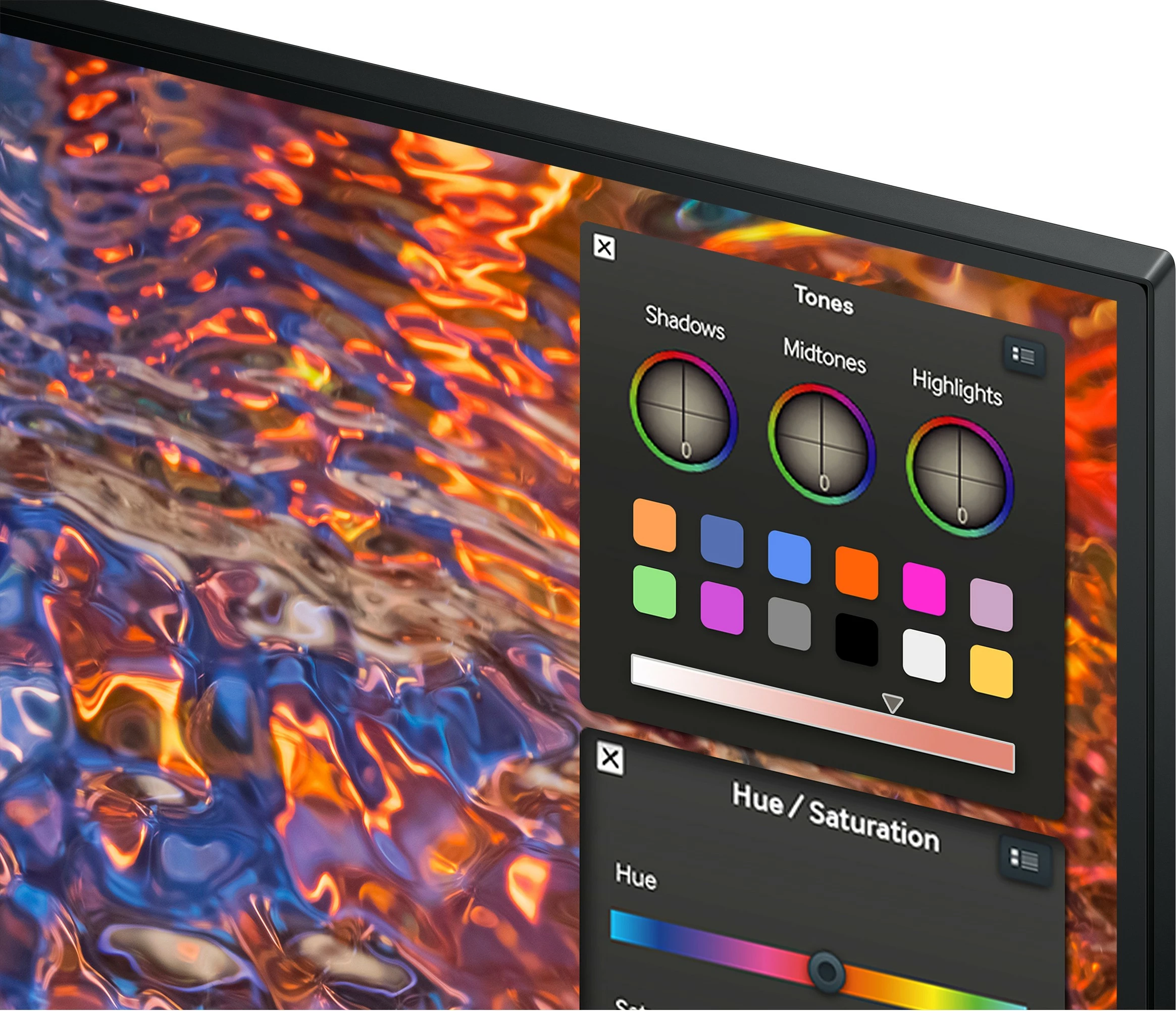32" 4K Ultra HD LED monitor, Samsung S80PB, črn