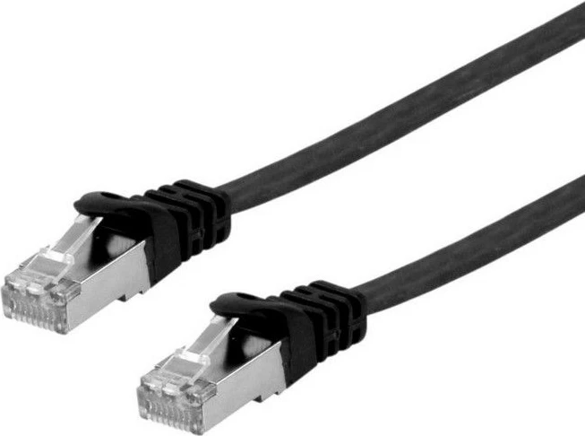 Raven omrežni kabel Cat6a EQUIP U/FTP, 2 m, črn