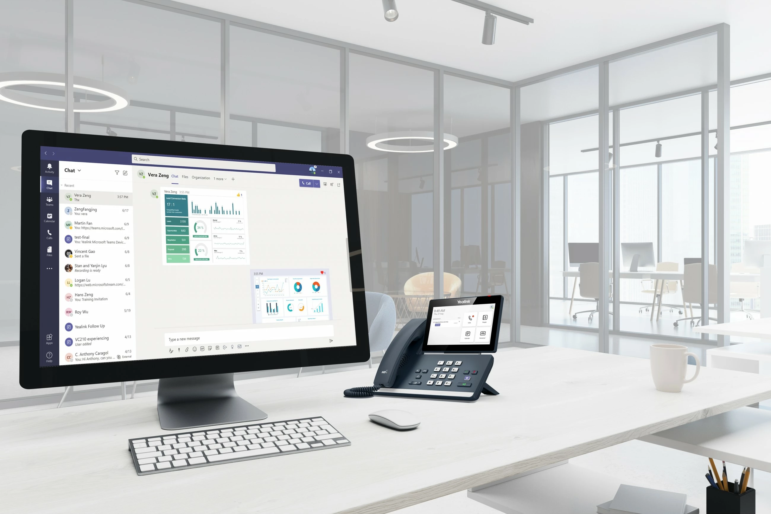 IP telefon Microsoft Teams Edition Yealink MP58, Android, siv