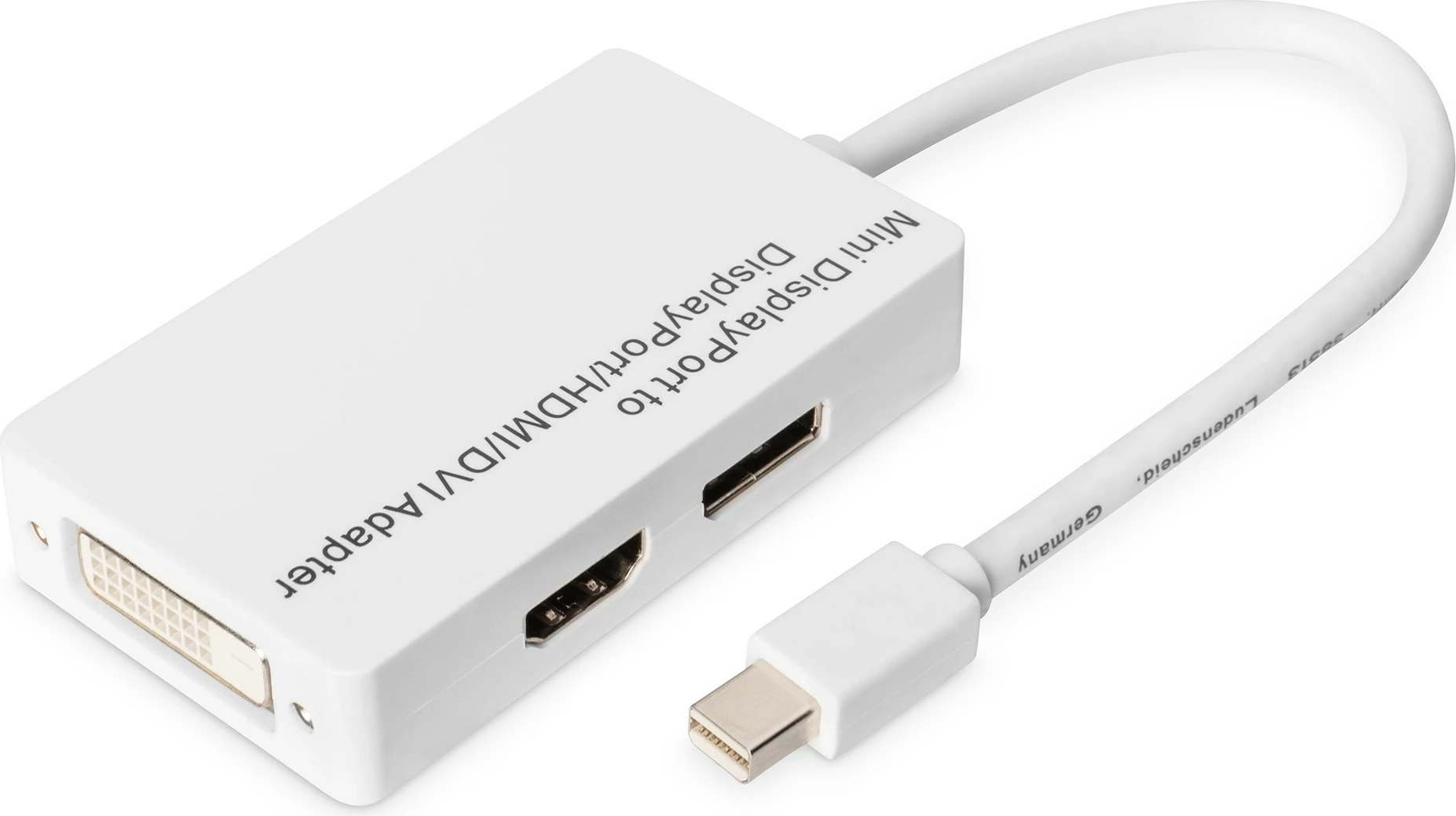 Adapter Mini DisplayPort na DVI-D Digitus 0,2 m, bel