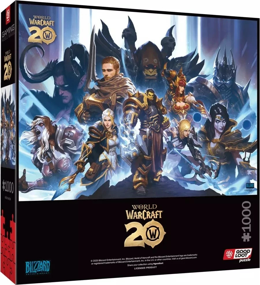 Sestavljanka 20. obletnica World of Warcraft, 1000 kosov, Cenega Publishing
