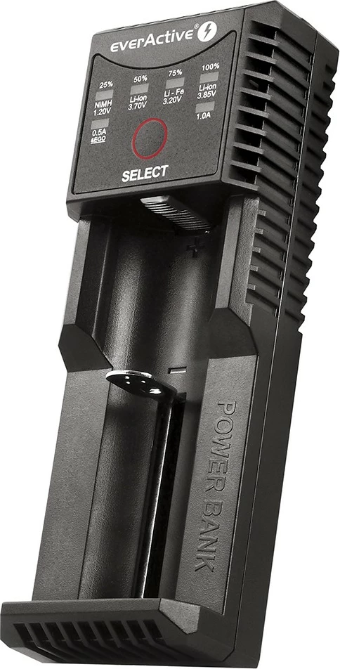 Univerzalni polnilec everActive UC-100C s Power Bank, USB-C, črn