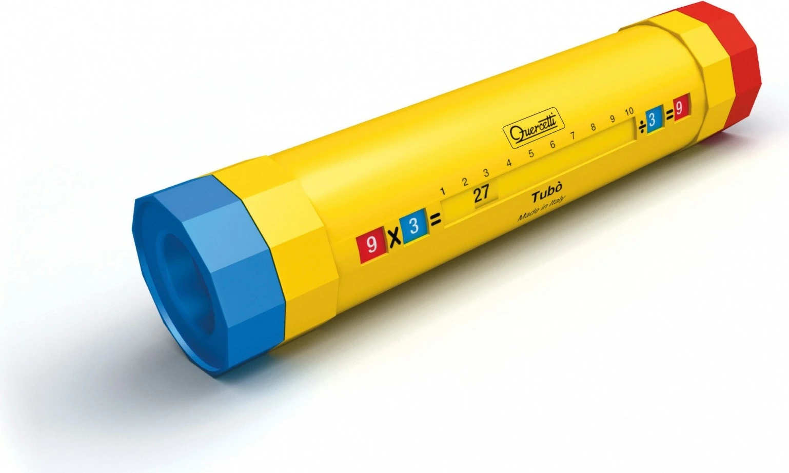 Edukativno orodje za množenje Tubo Pitagorico Quercetti, za učenje tabel množjenja, za otroke 5+