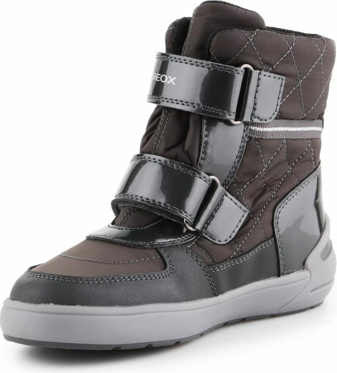 Zimske atletske športne copate Geox za fante, črne