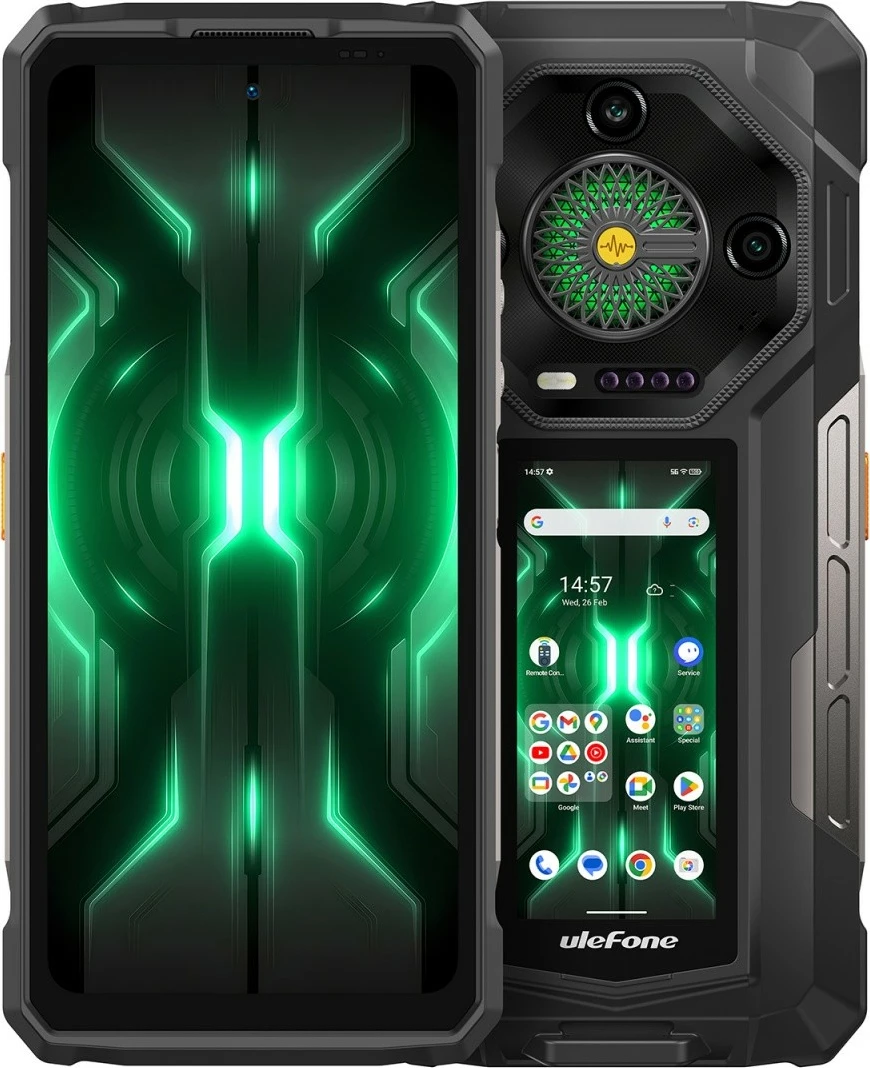 Pametni telefon odporen Ulefone Armor 33 Pro 5G, 16/512GB, črn