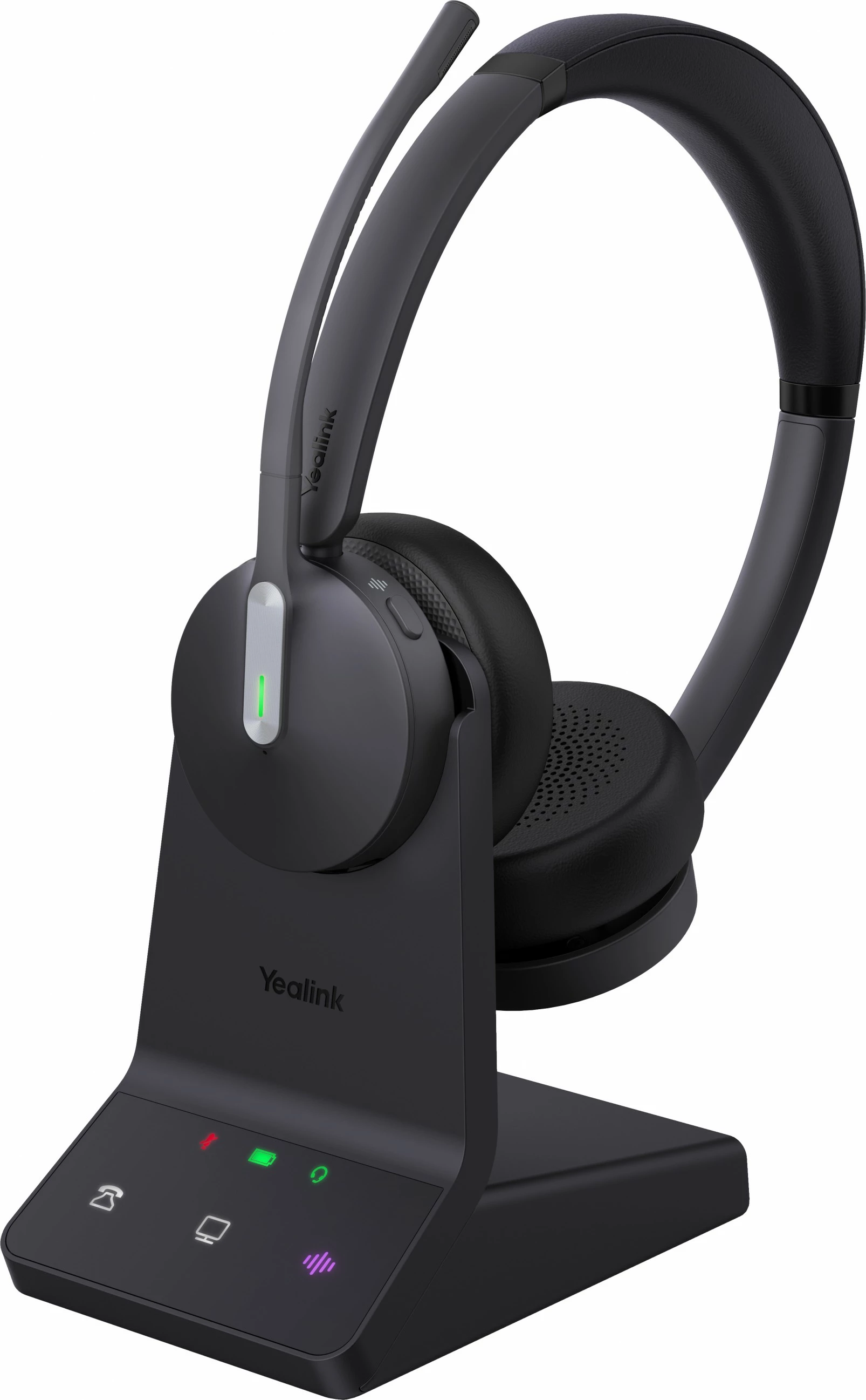 Brezžične slušalke za pisarno/klicni center Yealink WH64 Dual UC, 20 - 20000 Hz, črne