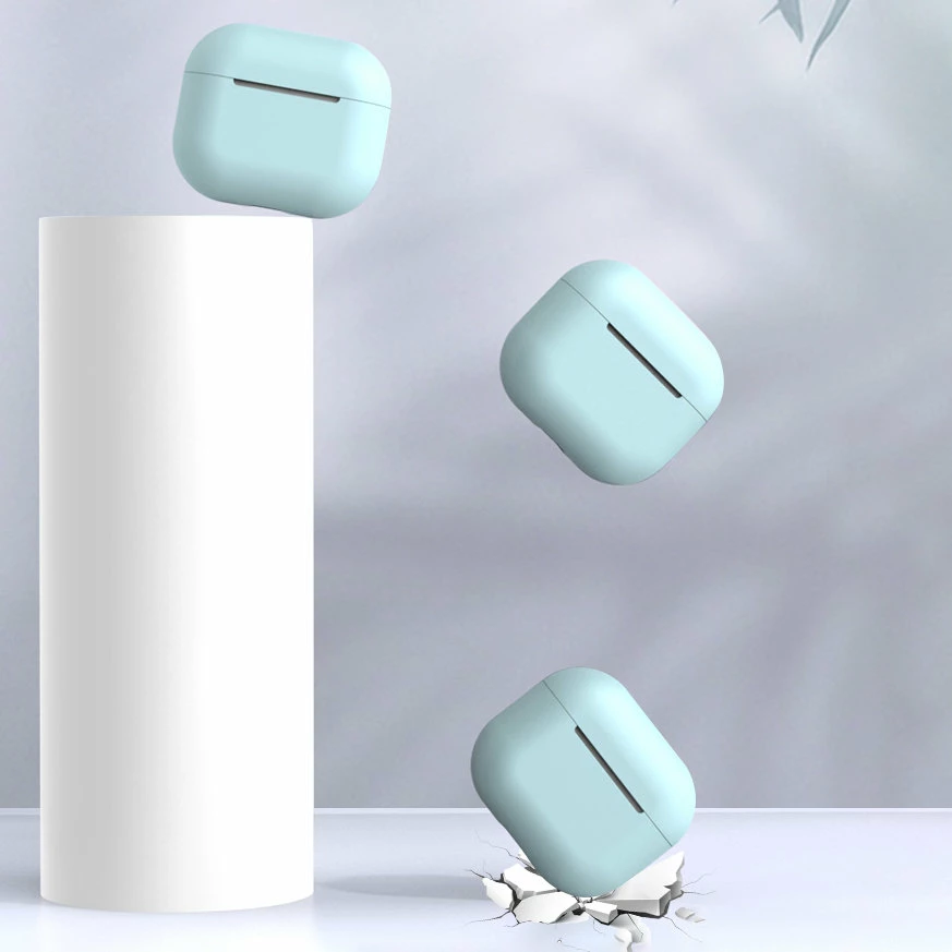 Silikonski ovitek za AirPods Pro Hurtel, moder