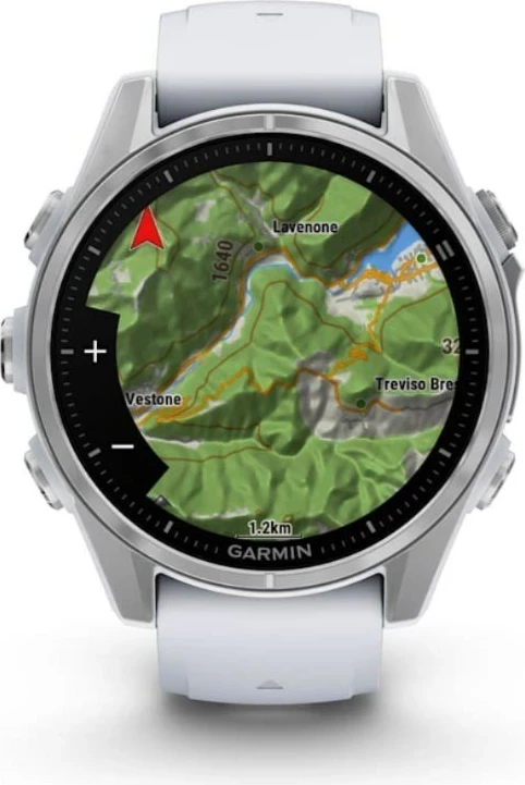 Pametna športna ura Garmin Fenix 8, 43 mm, AMOLED, 32 GB, GPS, srebrna