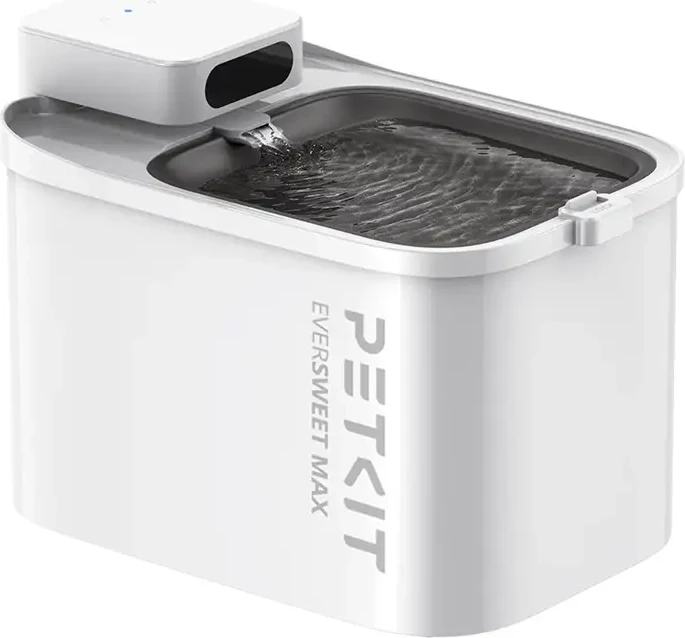 Pametna napajalna fontana za živali, Petkit Eversweet Max, 3 L, baterija 5000 mAh, filter z aktivnim ogljem, nadzor Bluetooth