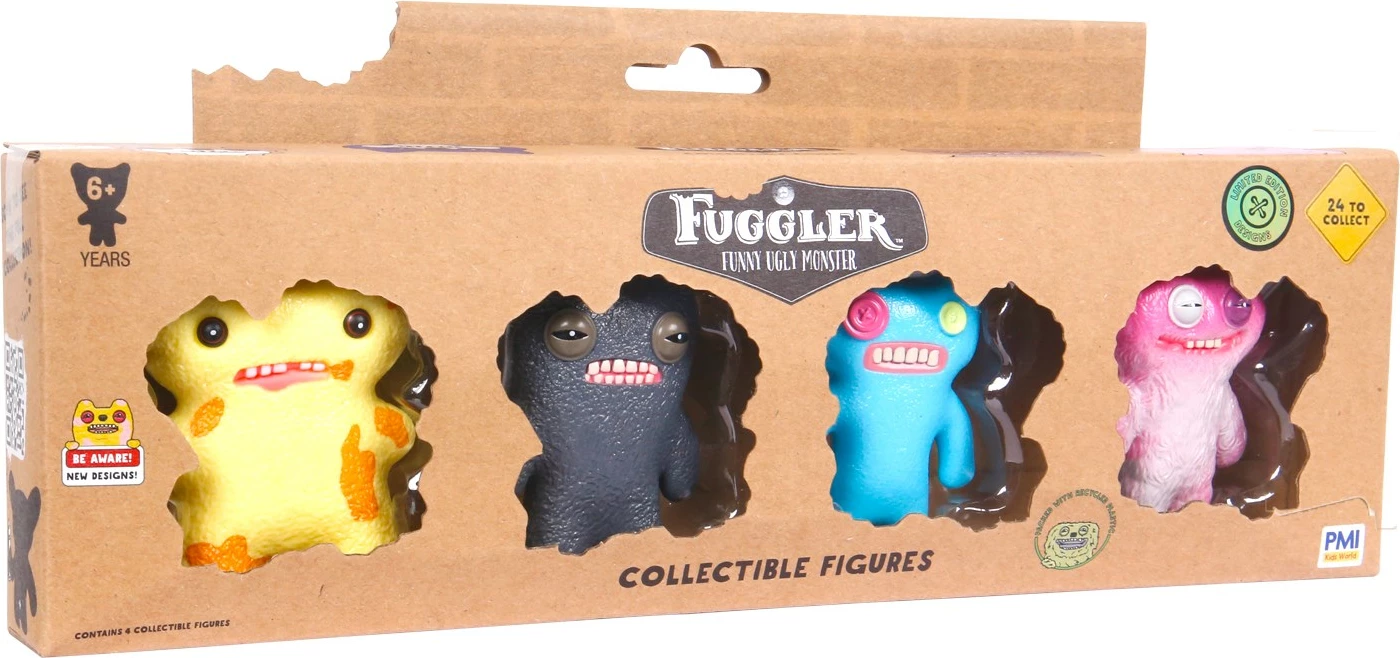Set zbirateljskih figuric Fuggler Limited Edition 1.5, P.M.I. Kids World, 4 kosi, večbarven
