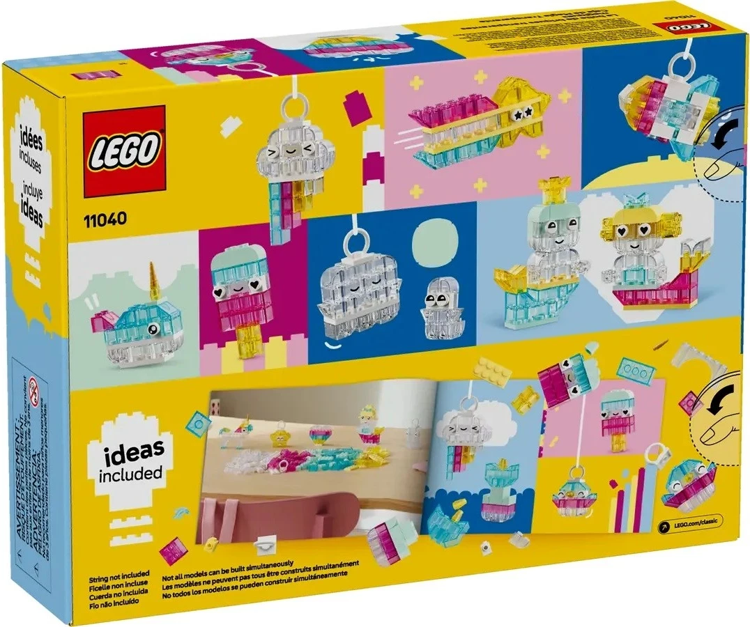 Čarobna prosojna škatla LEGO Classic 11040