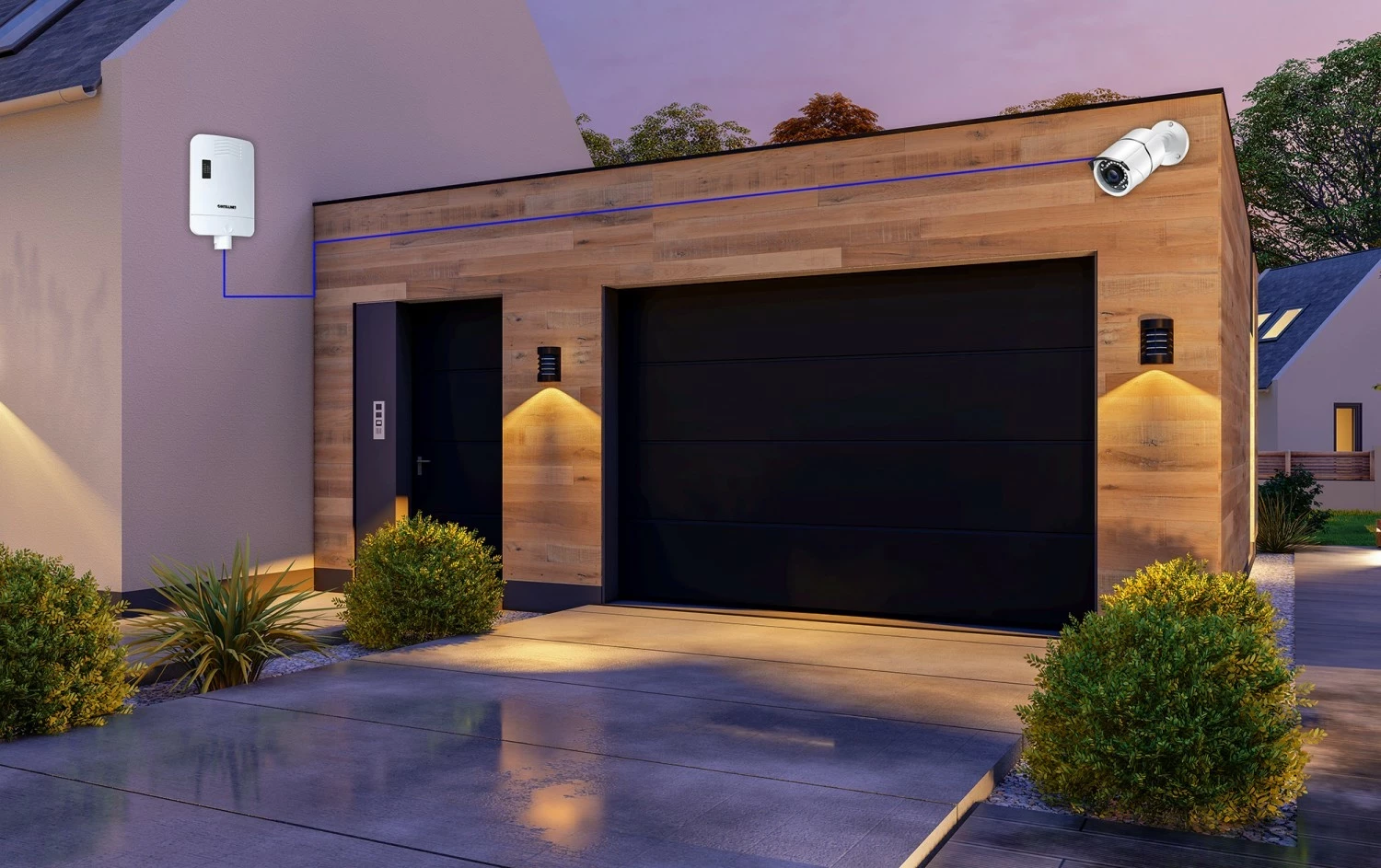 Zunanji stikalnik z 5 gigabitnimi vrati in POE++ Passthrough, Intellinet 509220