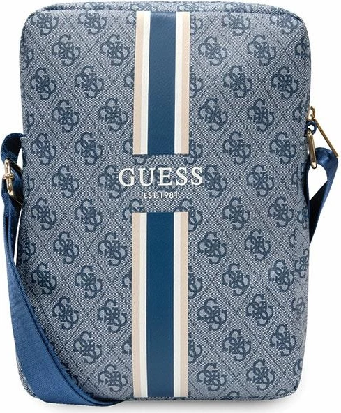 Torba za tablico do 10" z motivom 4G, Guess GUTB10P4RPSB, modra