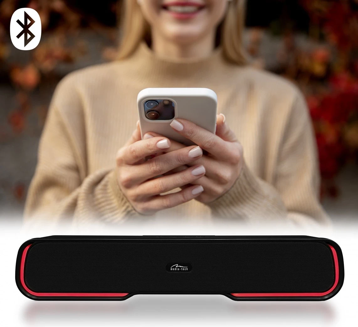 Bluetooth zvočni bar Media tech PHANTOM BT MT3180, črn