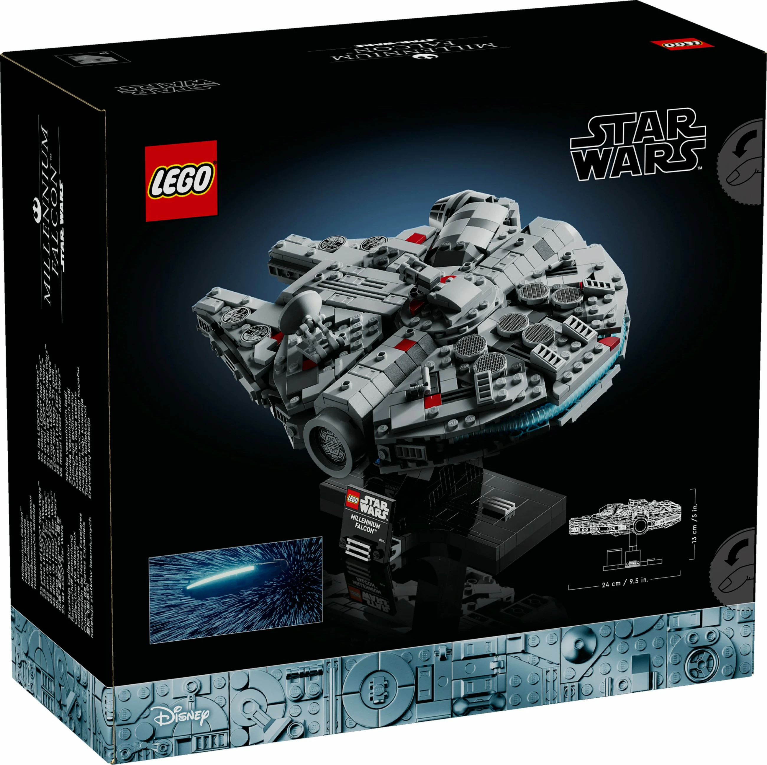 Model zbirateljski Millennium Falcon, LEGO, 18+, 921 kosov, večbarven