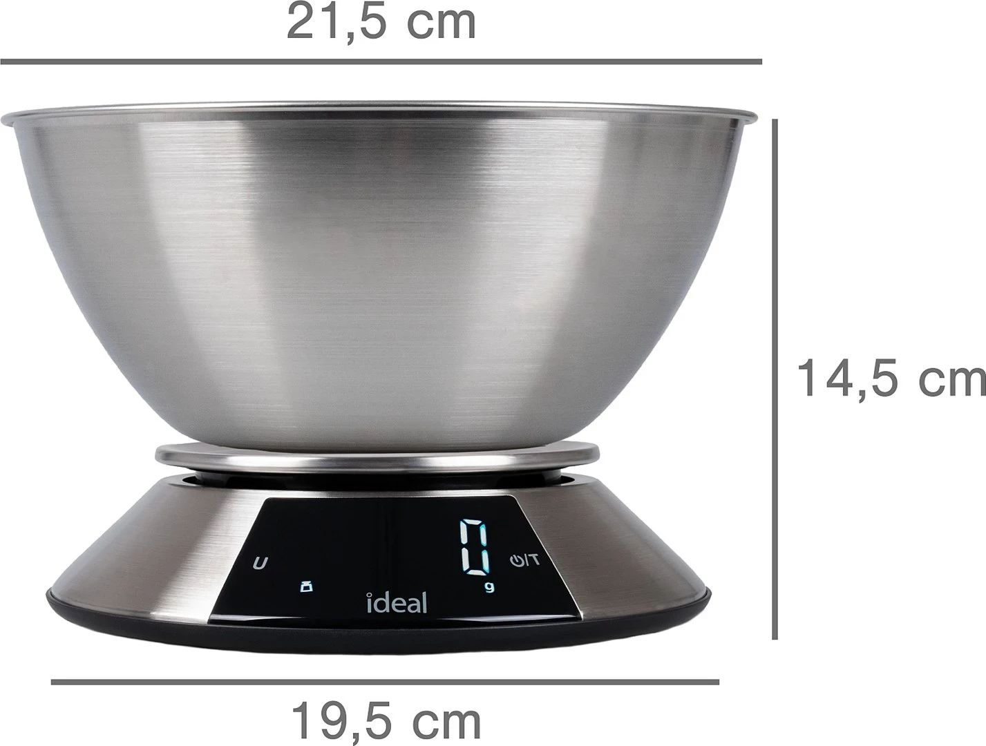 Kuhinjska elektronska tehtnica, Eldom IK3701, 5 kg, črna