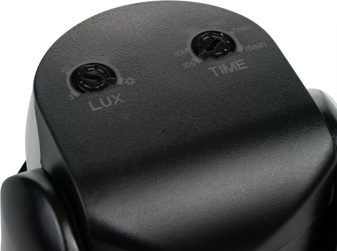 Senzor gibanja PIR Maclean MCE468B, IP65, 12 m, 220–240 V, 600/1200 W, črn