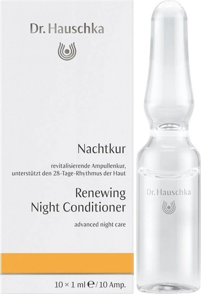 Nočno zdravljenje za obraz Renewing Night Conditioner, Dr. Hauschka, 10 x 1 ml