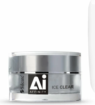 Gradbeni gel za nohte Ice Clear, Silcare Affinity, 30 g, za ženske