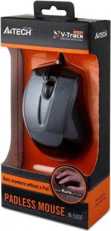 Brezžični miš A4Tech N-500F, 1600 DPI, siv