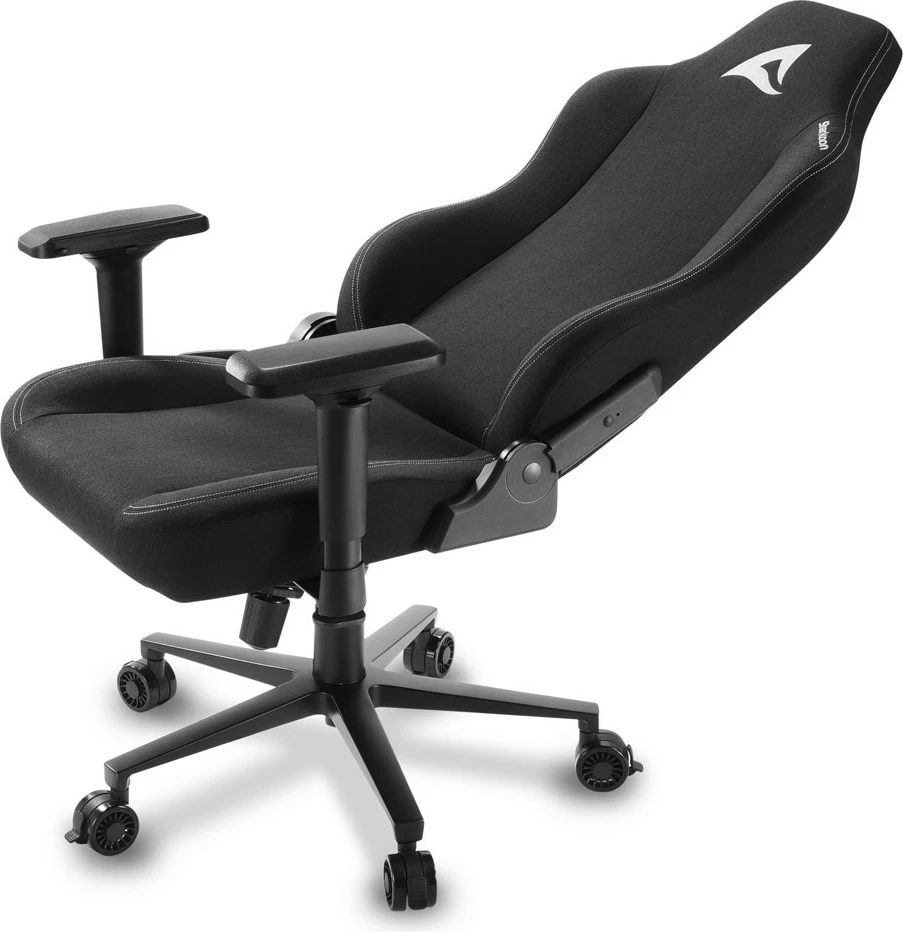 Stol za igre Sharkoon SKILLER SGS40 Fabric, črn