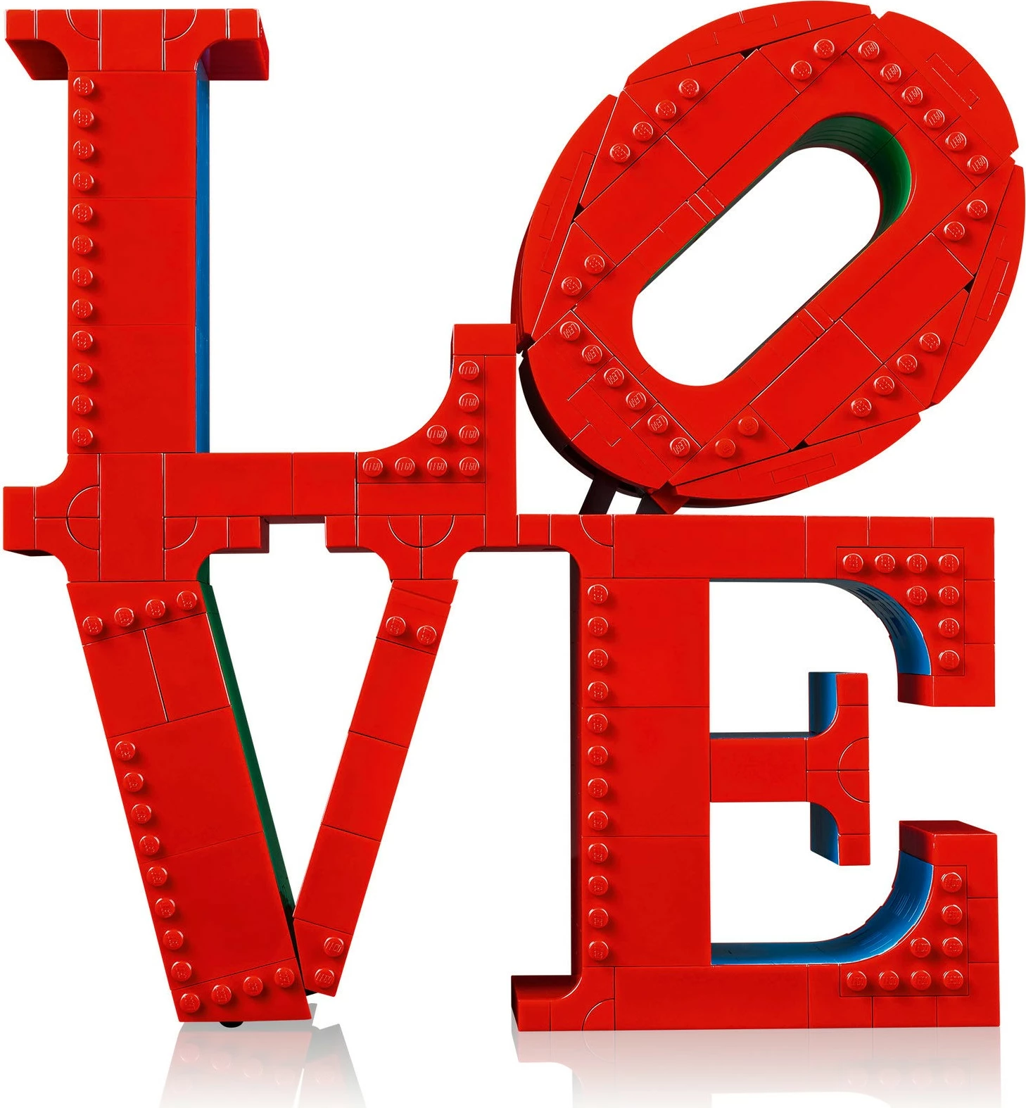 Umetniški set LOVE, LEGO Art 31214, večbarven