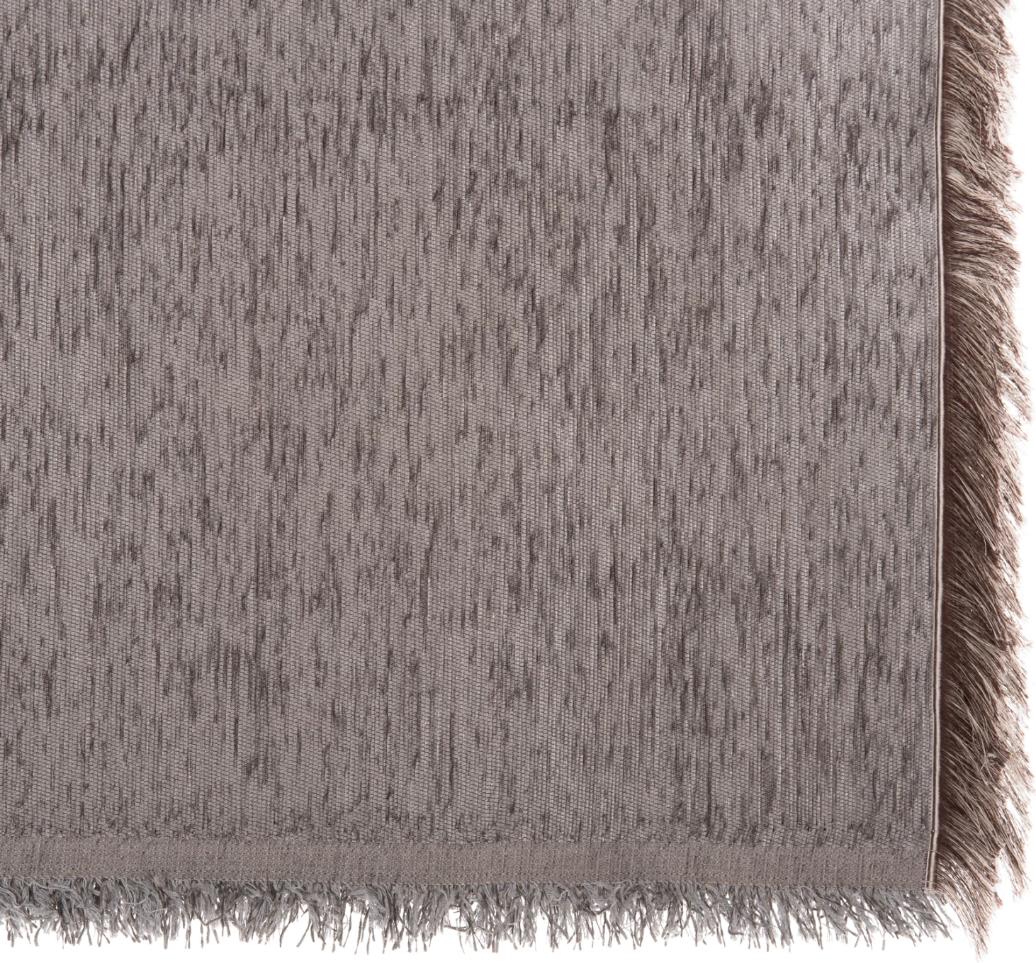 Prevleka za kavč z resicami DREAMTOPIA FH12164.08 v sivi barvi 178x178 cm